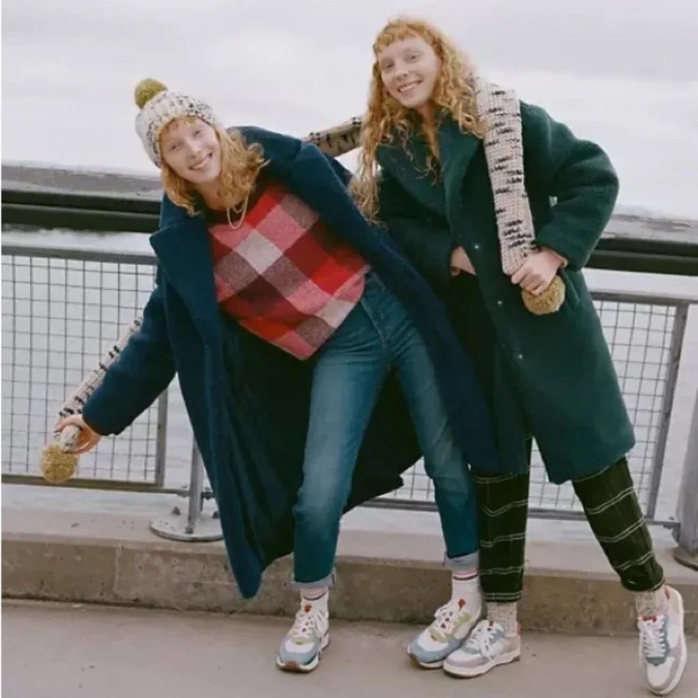 Madewell (Re)sourced Sherpa Teddy Coat in Dark Nightfall - Picture 5 of 5